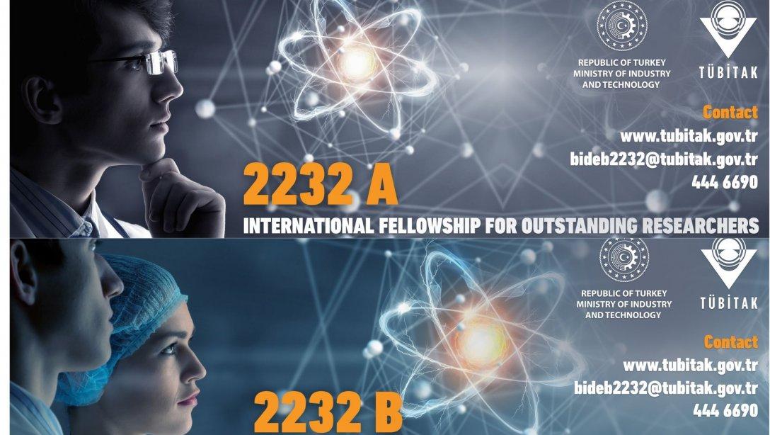 TÜBİTAK 2232-A Uluslararası Lider Araştırmacılar ve 2232-B Uluslararası Genç Araştırmacılar Programları 